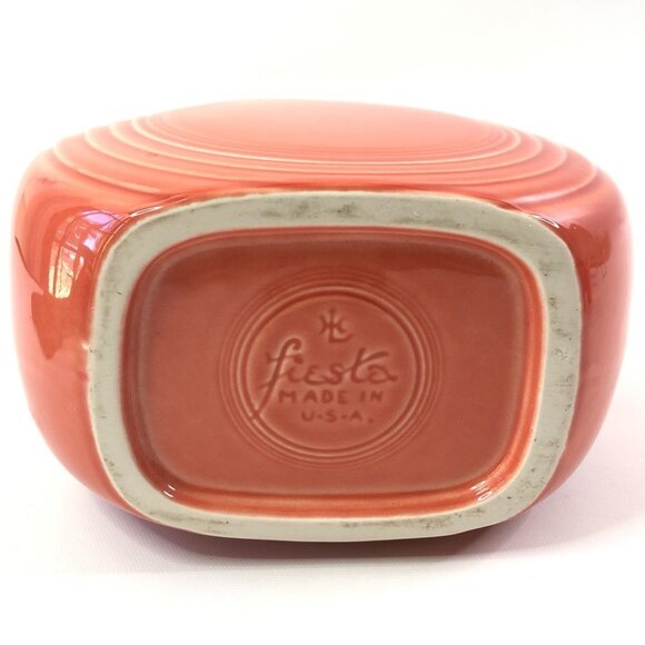 Fiesta Fiestaware 60th Anniversary Persimmon Disc Pitcher 2 Tumblers - Picture 8 of 12